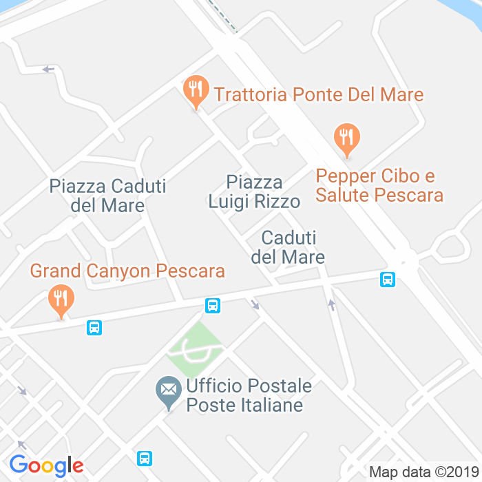 CAP di Via Raffaele Rossetti a Pescara