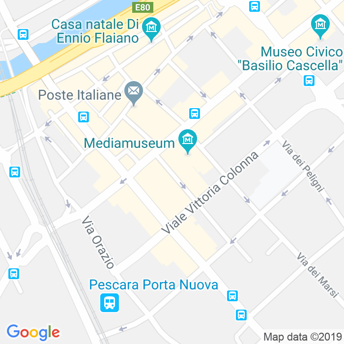 CAP di Piazza Emilio Alessandrini a Pescara