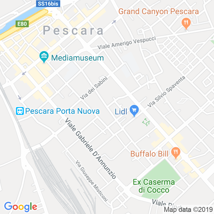 CAP di Via Dei Peligni a Pescara