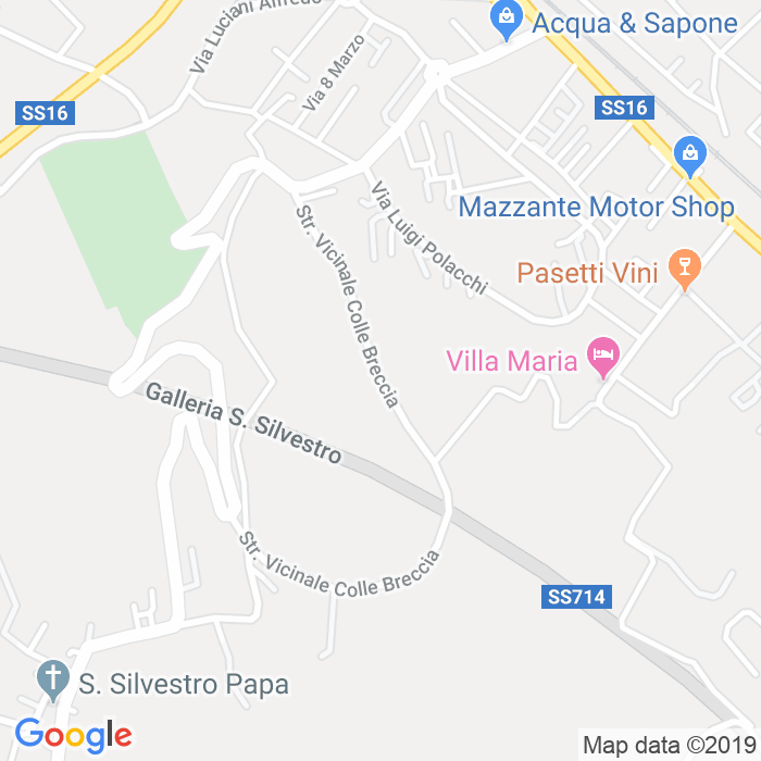 CAP di Strada Vicinale Colle Breccia a Pescara