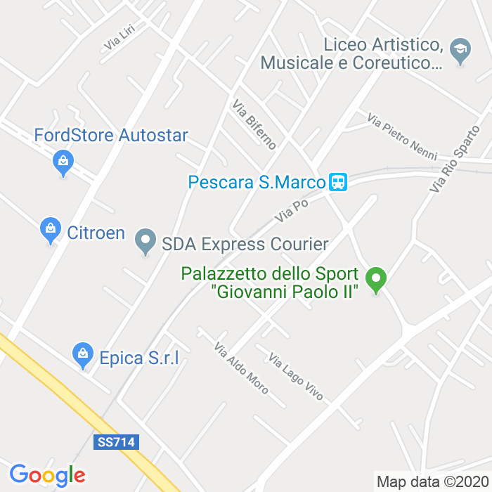 CAP di Via Po a Pescara