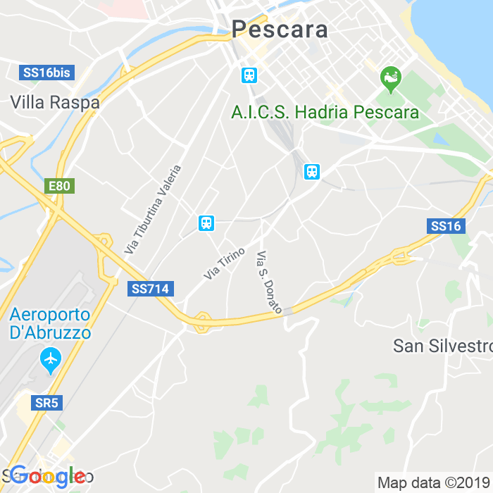 CAP di Via Tirino a Pescara