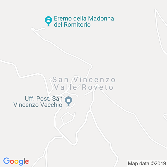 CAP di San Vincenzo Valle Roveto in Laquila