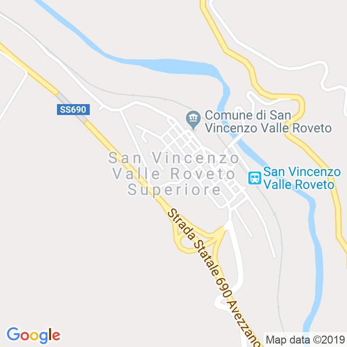 CAP di San Vincenzo Valle Roveto Superiore a San Vincenzo Valle Roveto