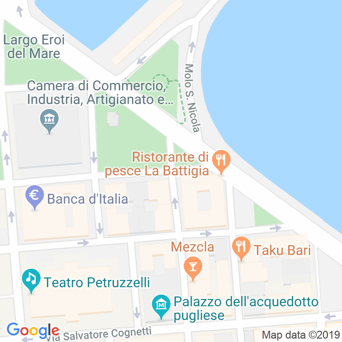 CAP di Piazza Eroi Del Mare a Bari