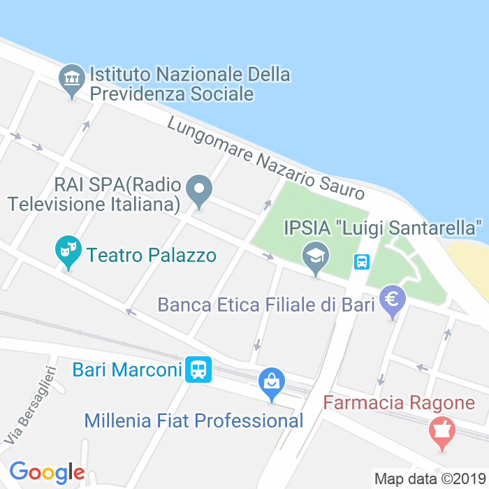 CAP di Via Giacomo Matteotti a Bari