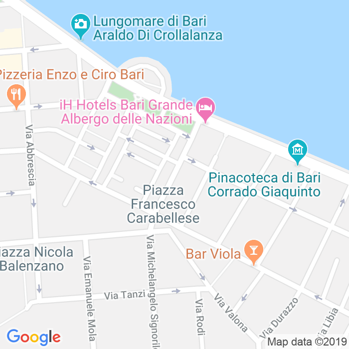CAP di Via Giandomenico Petroni a Bari