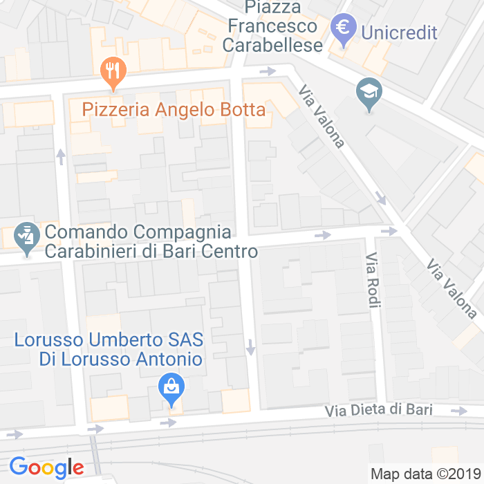 CAP di Via Michelangelo Signorile a Bari