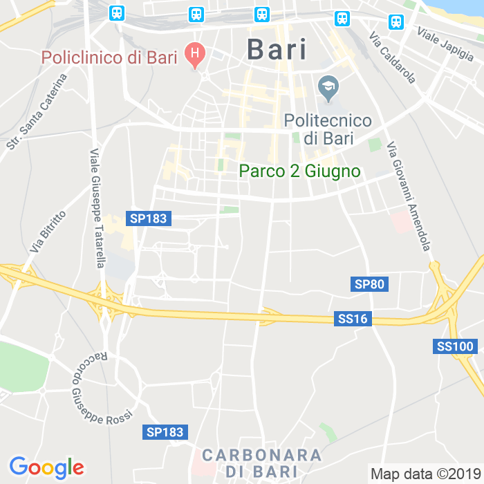 CAP di Via Giulio Petroni a Bari