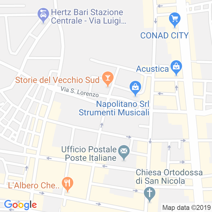 CAP di Via Giuseppe Bottalico a Bari