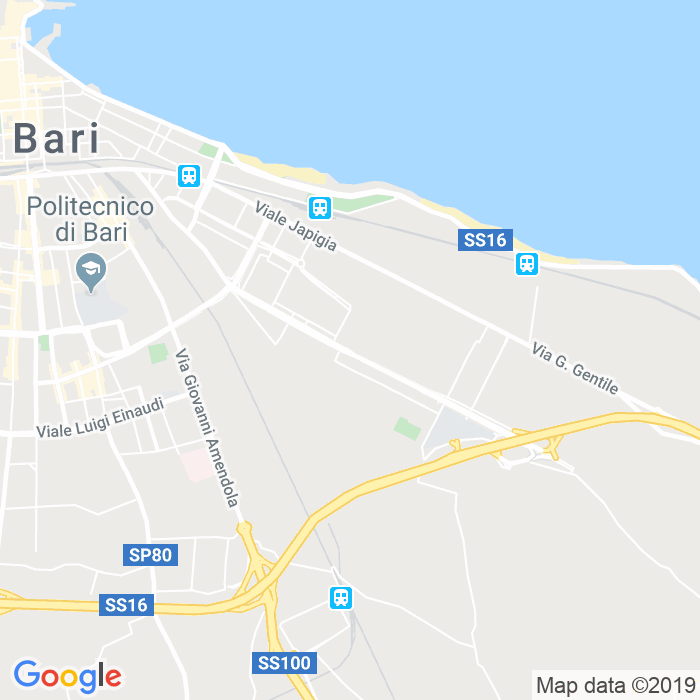 CAP di Via Caldarola a Bari
