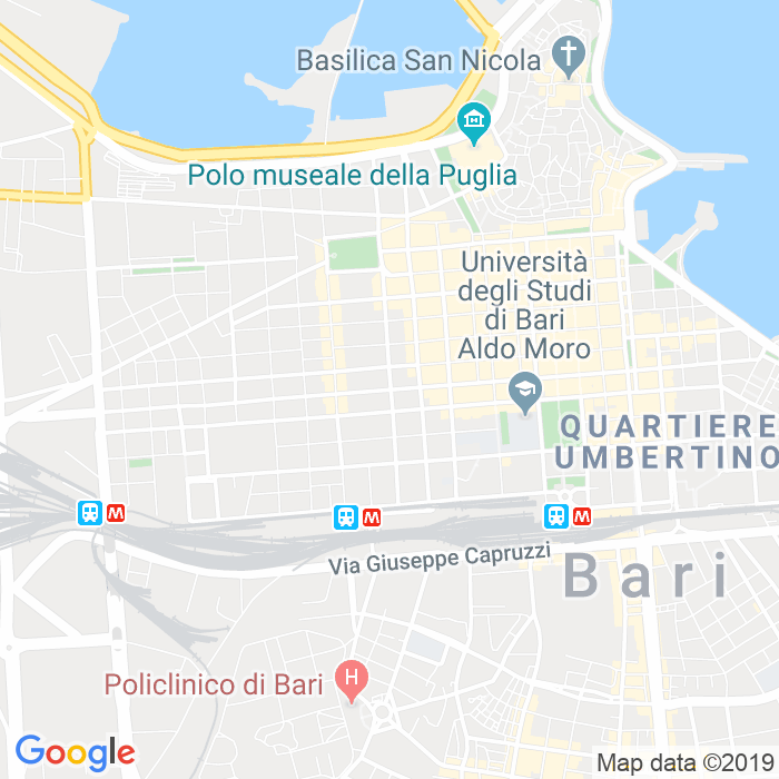 CAP di Via Dante Alighieri a Bari