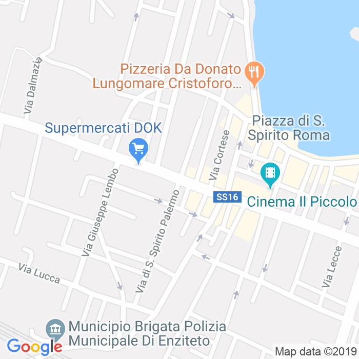 CAP di Traversa Di Via Napoli a Bari