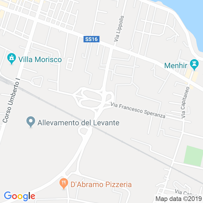 CAP di Via Francesco Speranza a Bari