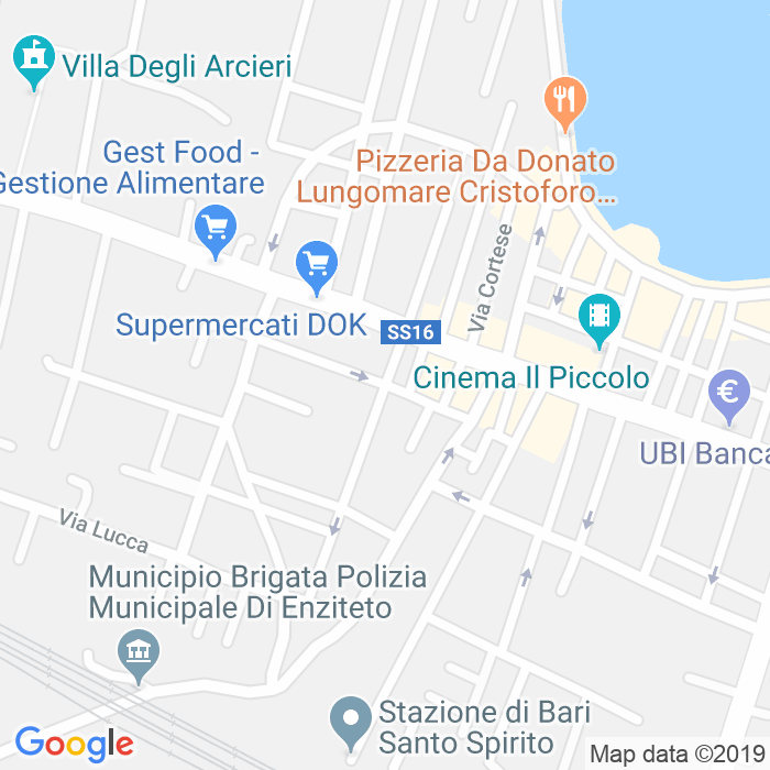 CAP di Via Nicola De Giosa a Bari