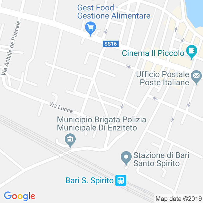 CAP di Vico Ii Palermo a Bari