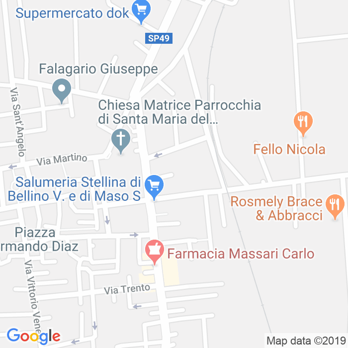 CAP di Via Francesco Volpe a Bari