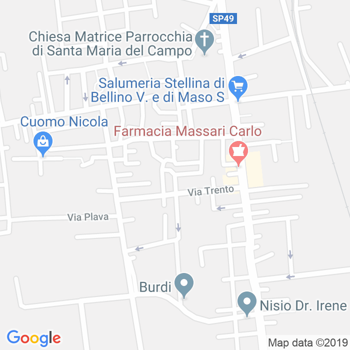 CAP di Via Michelangelo Buonarroti a Bari