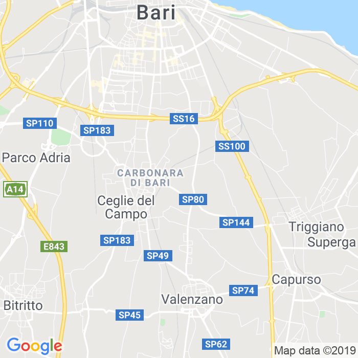 CAP di Contrada Pozzo D'Argento a Bari
