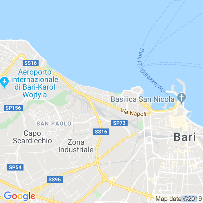 CAP di Vico Ii Napoli a Bari