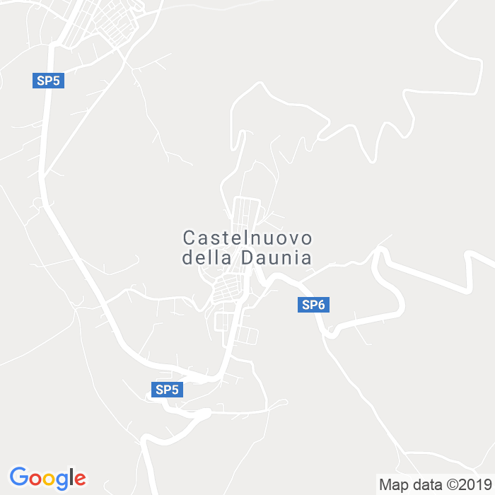 CAP di Castelnuovo Della Daunia in Foggia