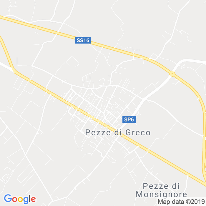 CAP di Pezze Di Greco a Fasano (Fasano Di Brindisi)