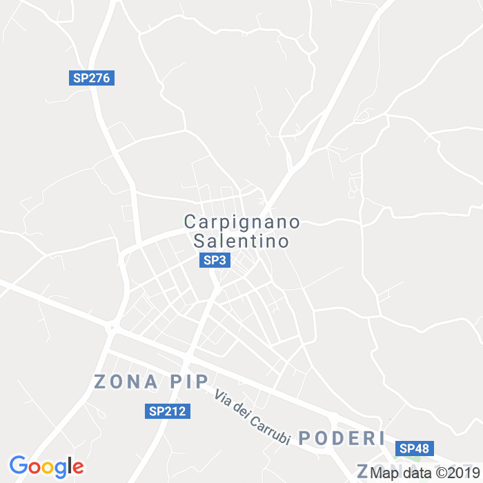 CAP di Carpignano Salentino in Lecce