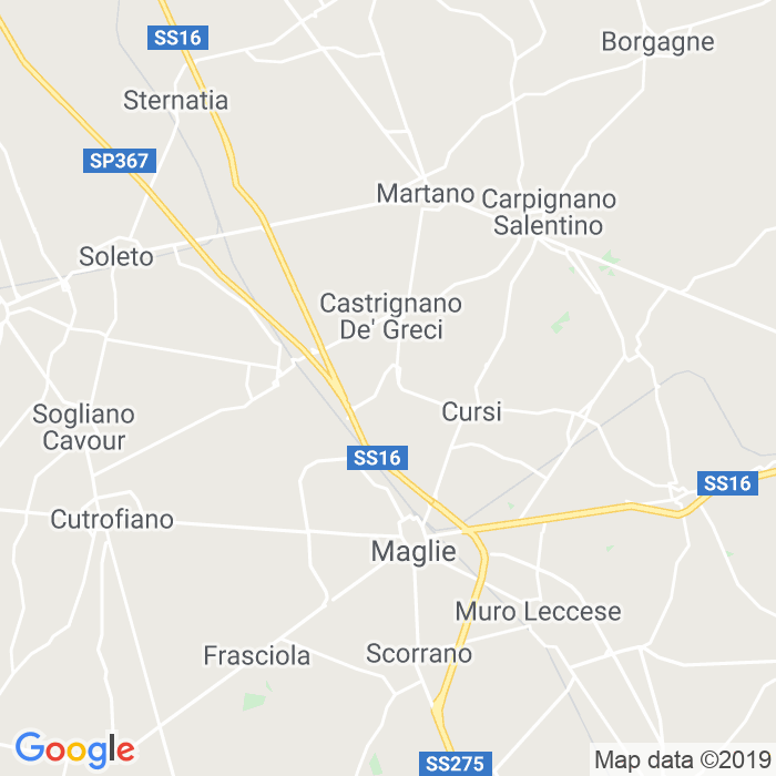 CAP di Melpignano in Lecce