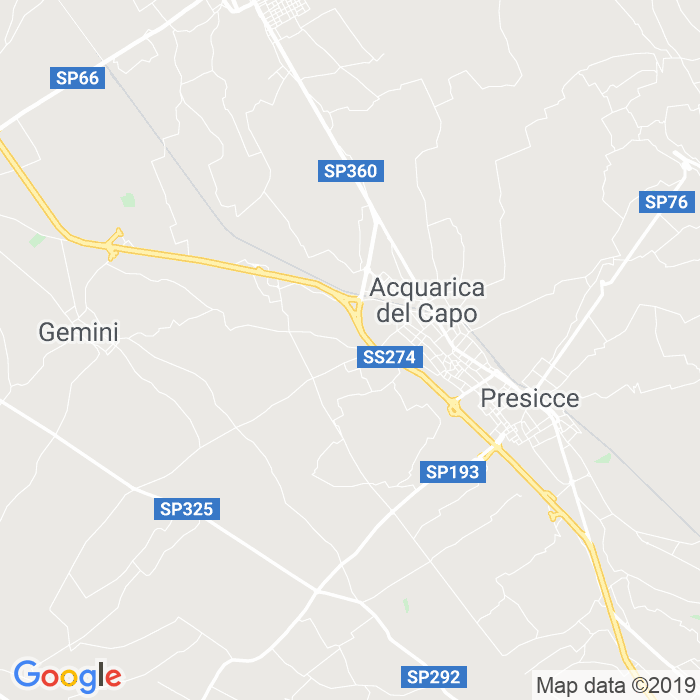 CAP di Acquarica Del Capo in Lecce