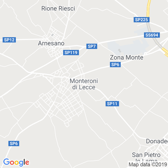 CAP di Monteroni Di Lecce in Lecce