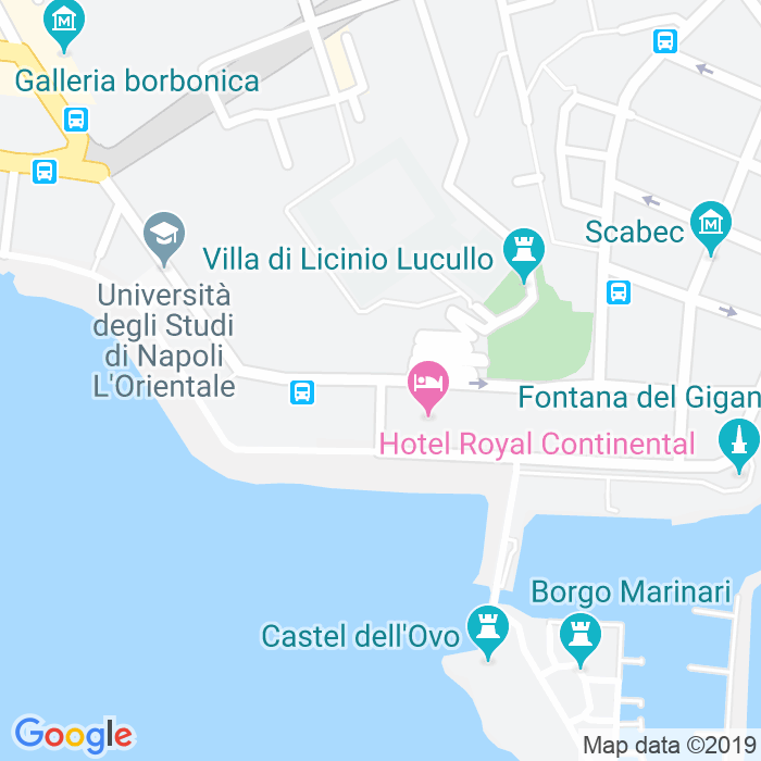 CAP di Via Chiatamone a Napoli