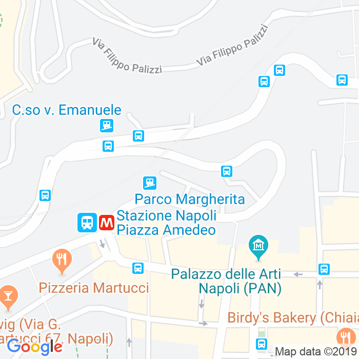 CAP di Via Del Parco Regina Margherita a Napoli