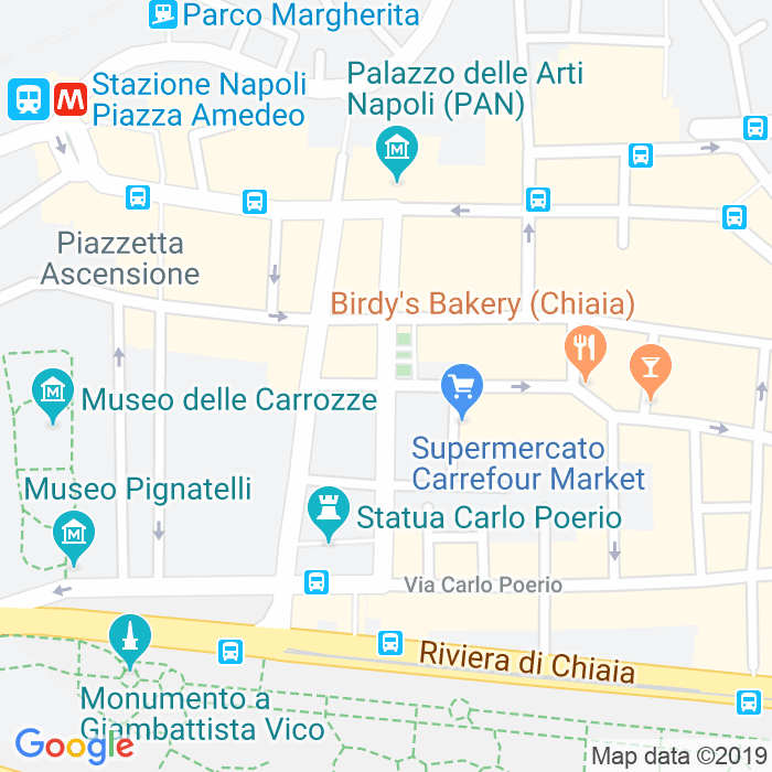 CAP di Via Giosue'Carducci a Napoli