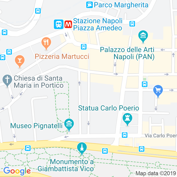 CAP di Via Giovanni Bausan a Napoli