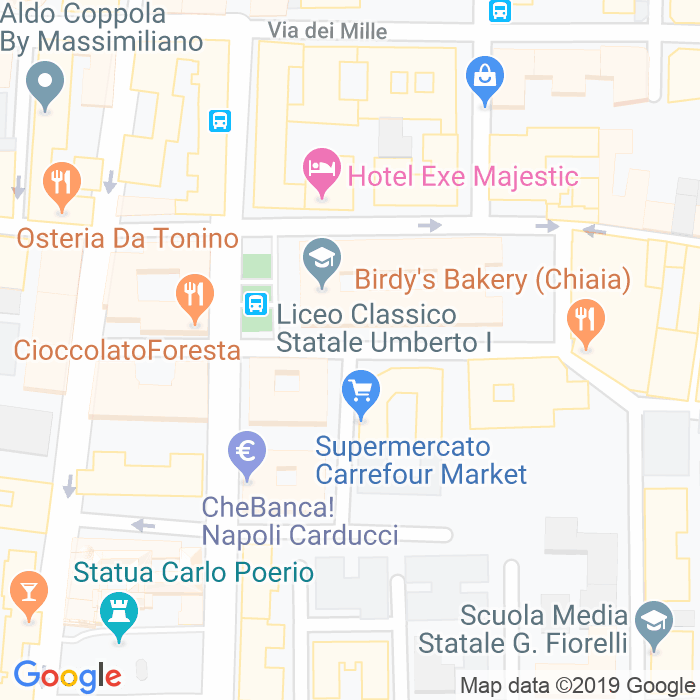 CAP di Via Vittorio Imbriani a Napoli