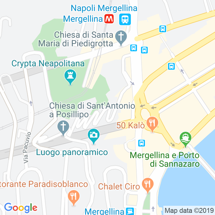 CAP di Rampe Sant'Antonio A Posillipo a Napoli