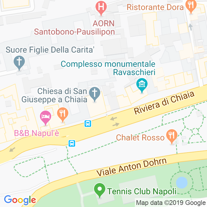 CAP di Salita Ospedale Suor Orsola a Napoli