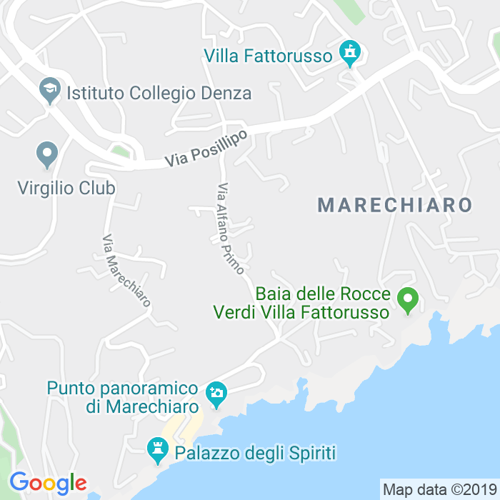 CAP di Via Franco Alfano a Napoli