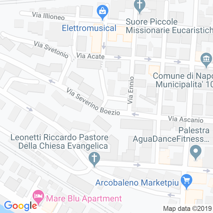 CAP di Piazza Seneca a Napoli