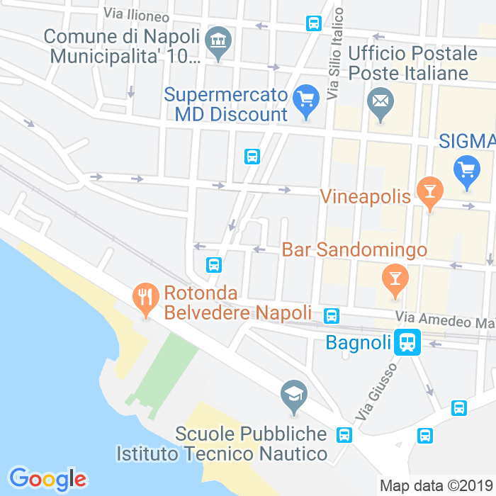 CAP di Via Francesco Scandone a Napoli