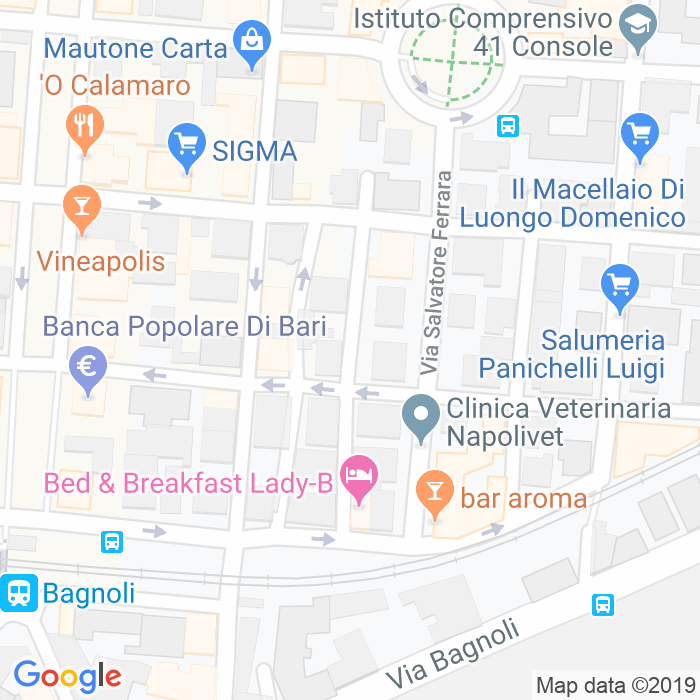 CAP di Via Pasqualino Ospizio Cafaro a Napoli