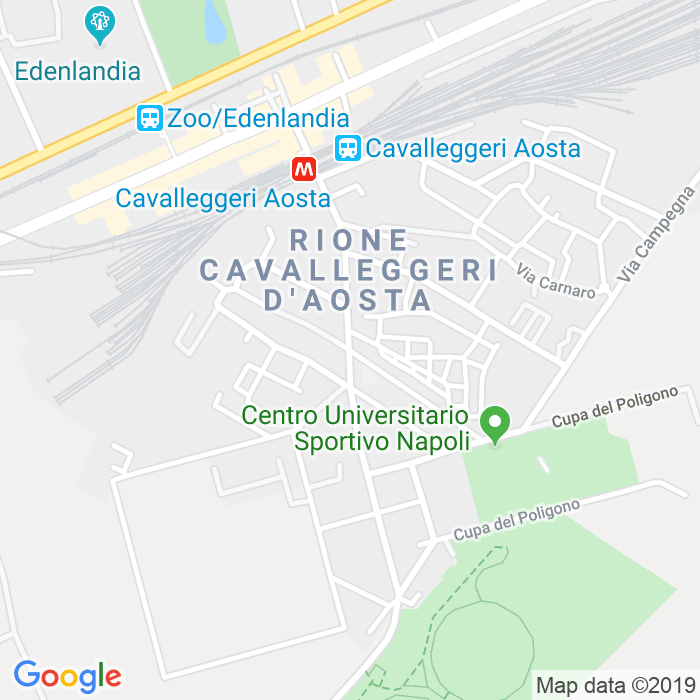 CAP di Viale Cavalleggeri D'Aosta a Napoli