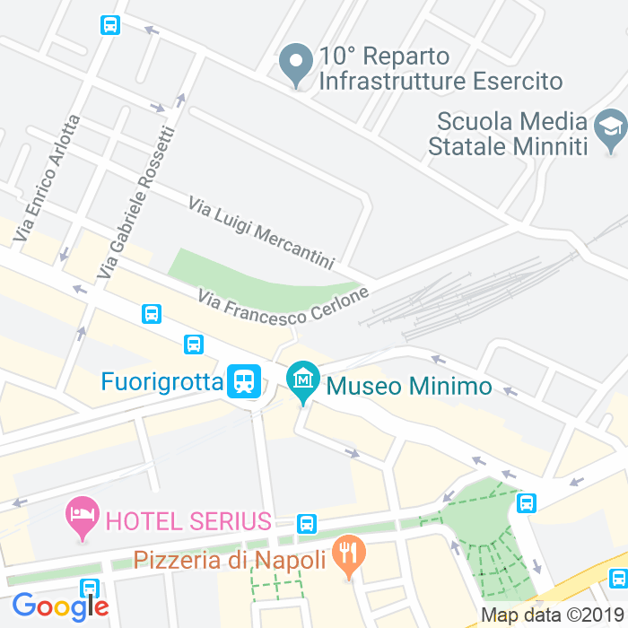 CAP di Via Francesco Cerlone a Napoli
