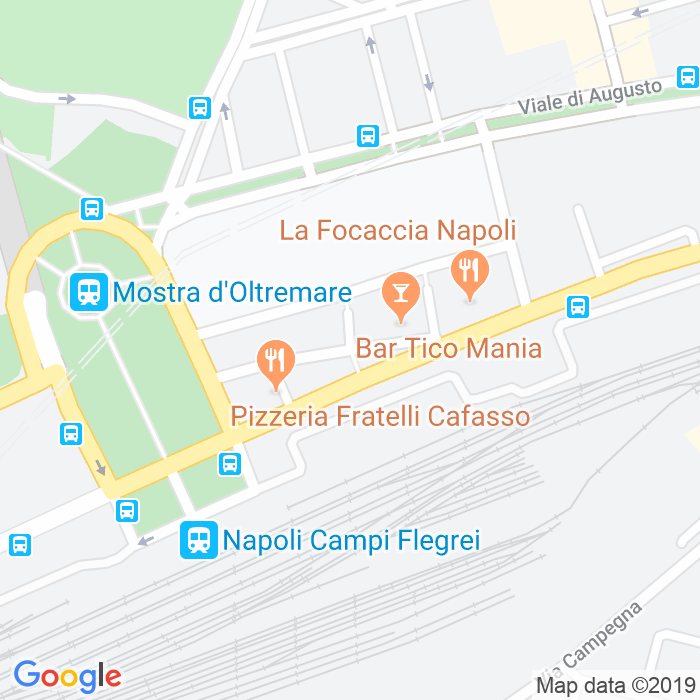 CAP di Via Giovanni Chiarini a Napoli