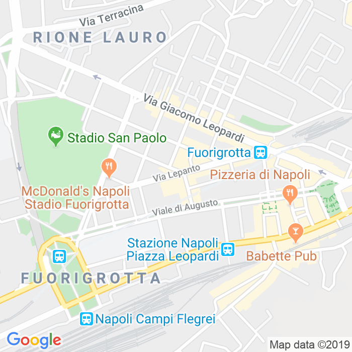 CAP di Via Lepanto a Napoli
