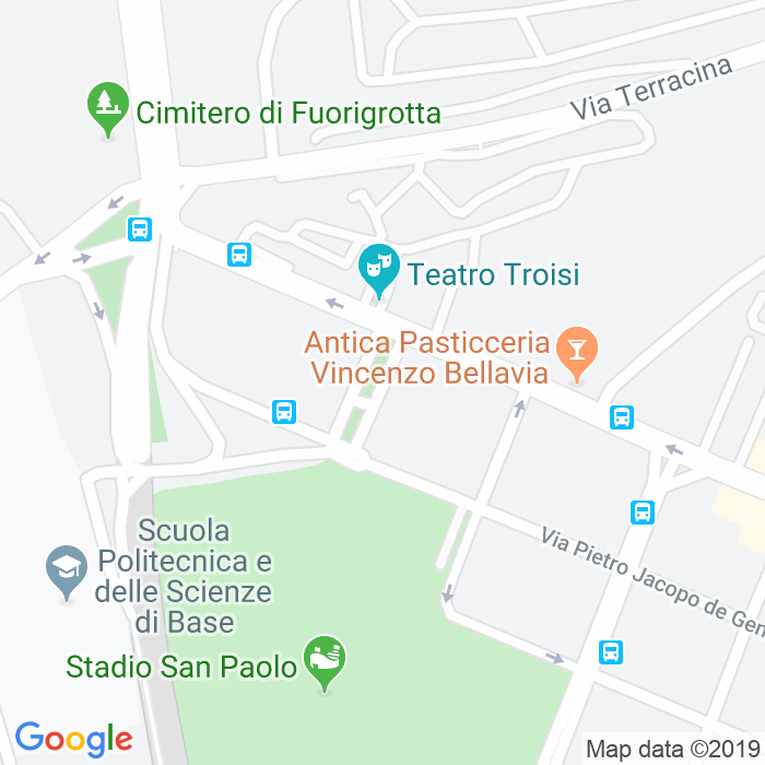 CAP di Via Luigi Pirandello a Napoli