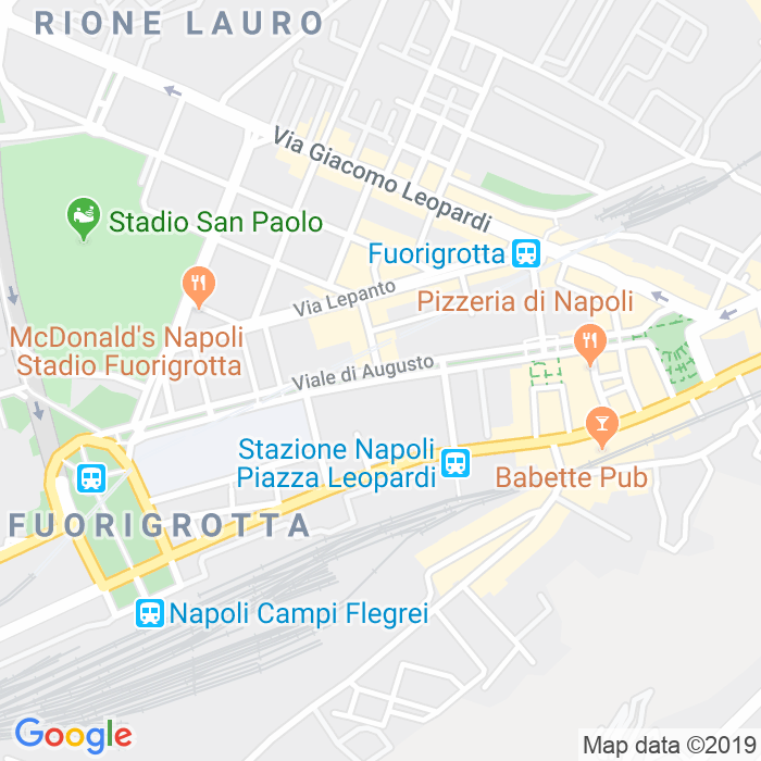 CAP di Viale Di Augusto a Napoli