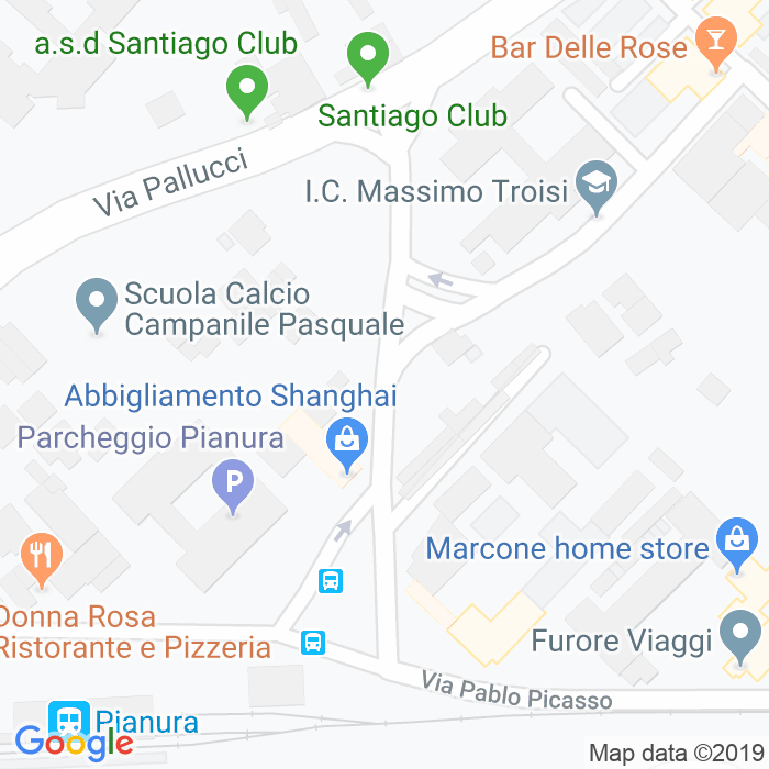 CAP di Via Amedeo Modigliani a Napoli