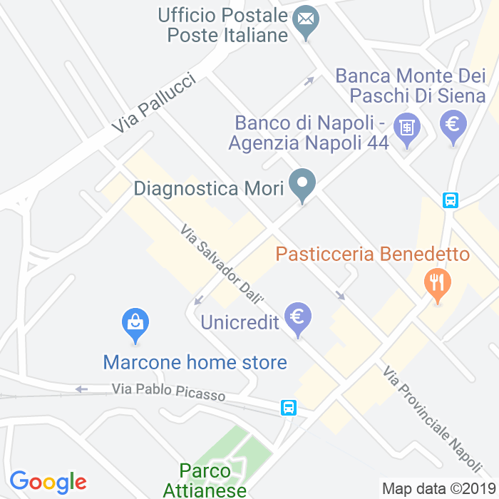 CAP di Via Francesco Arnaldi a Napoli