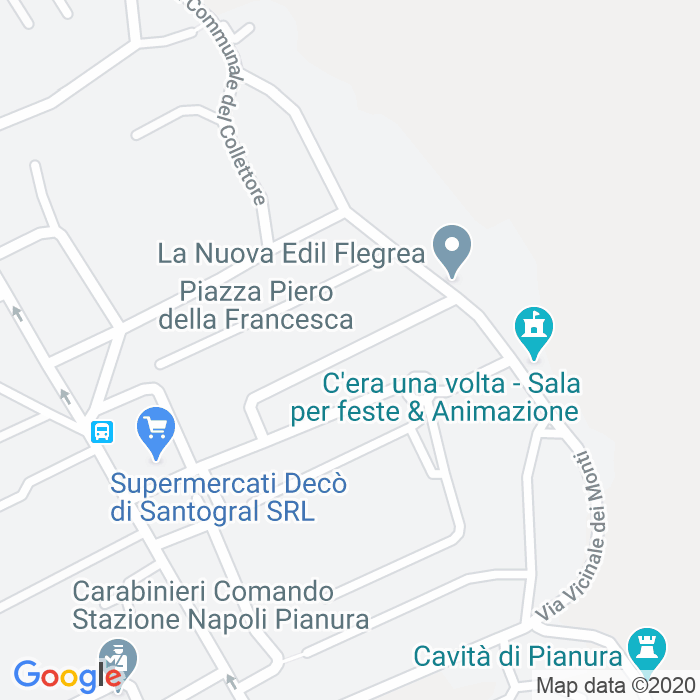 CAP di Via Jacopo Carrucci Detto Il Pontormo a Napoli